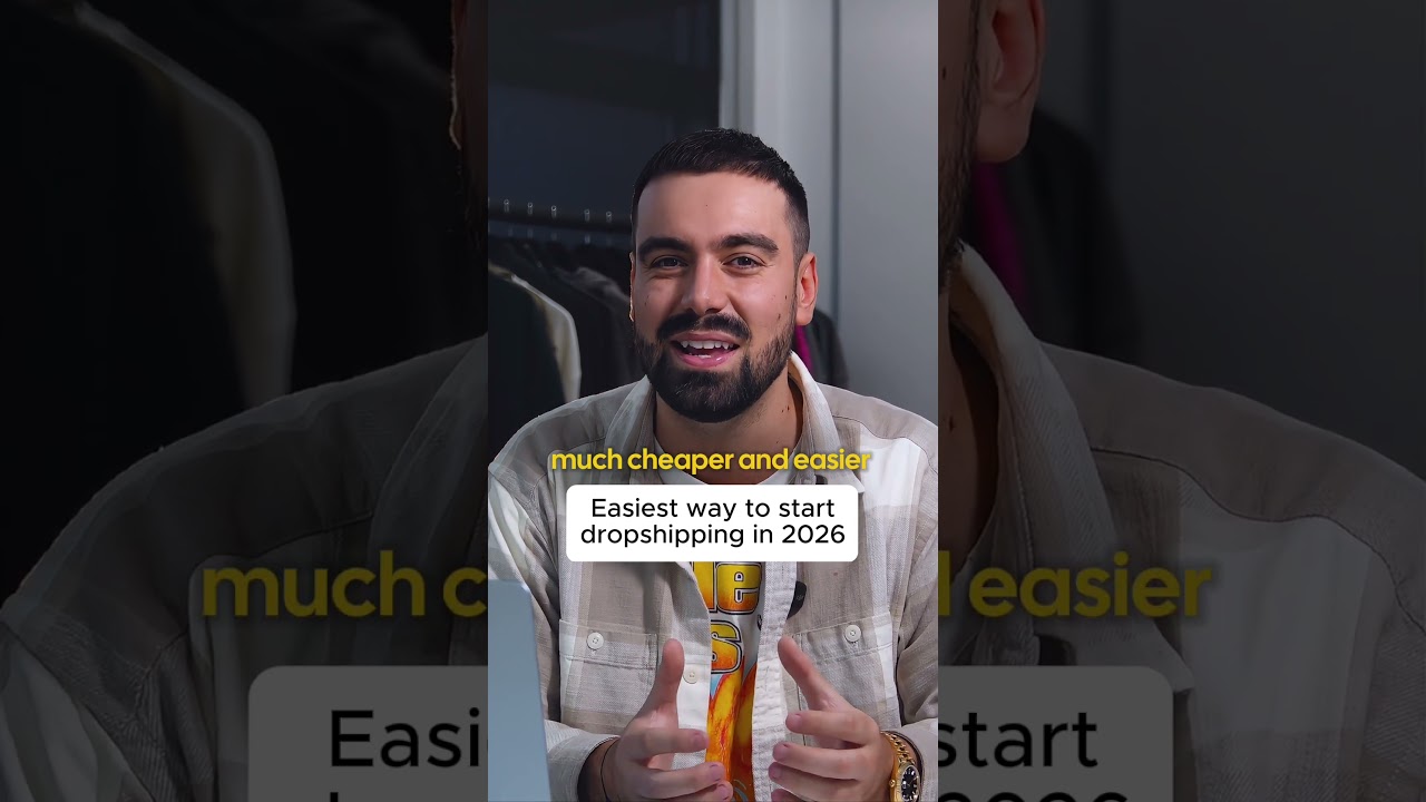 Easiest way to start dropshipping in 2026#droshipping ecommerce #growth #business