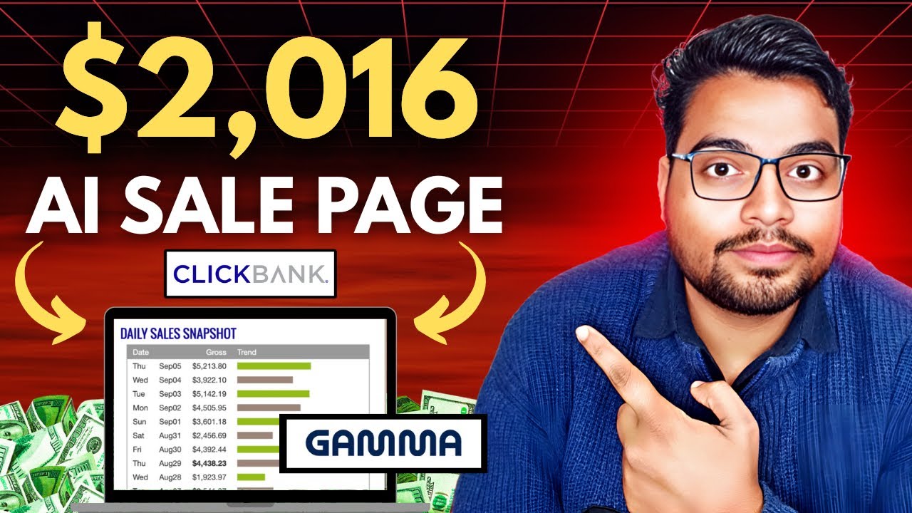 New! Ai Sale Page To Make $2,016 Using Clickbank | Full Tutorial [Affiliate Marketing For Beginners]