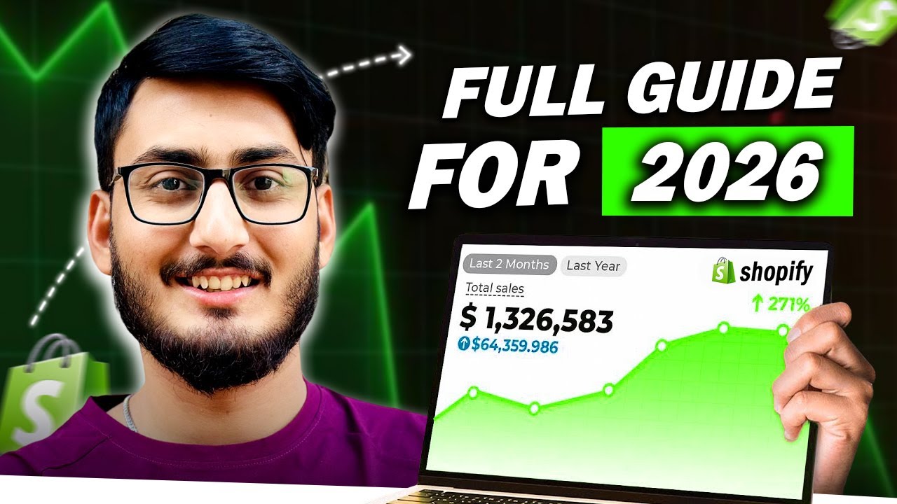 The Only Shopify DROPSHIPPING Guide You Will Need In 2026 (for beginners)