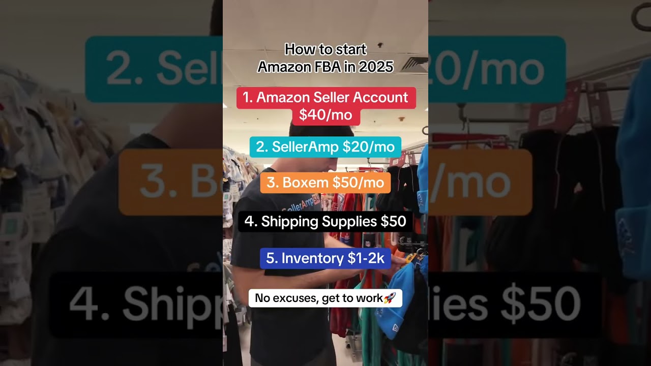 How To Start Amazon FBA in 2025