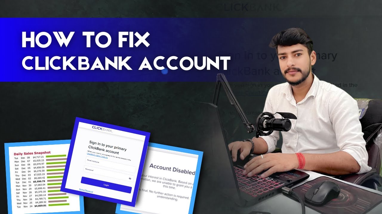 ClcikBank Tutorial | ClickBank Account Create 2026