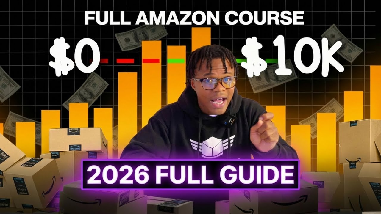 FREE Amazon FBA Course For Beginners | FULL A-Z Step-By-Step (2026)