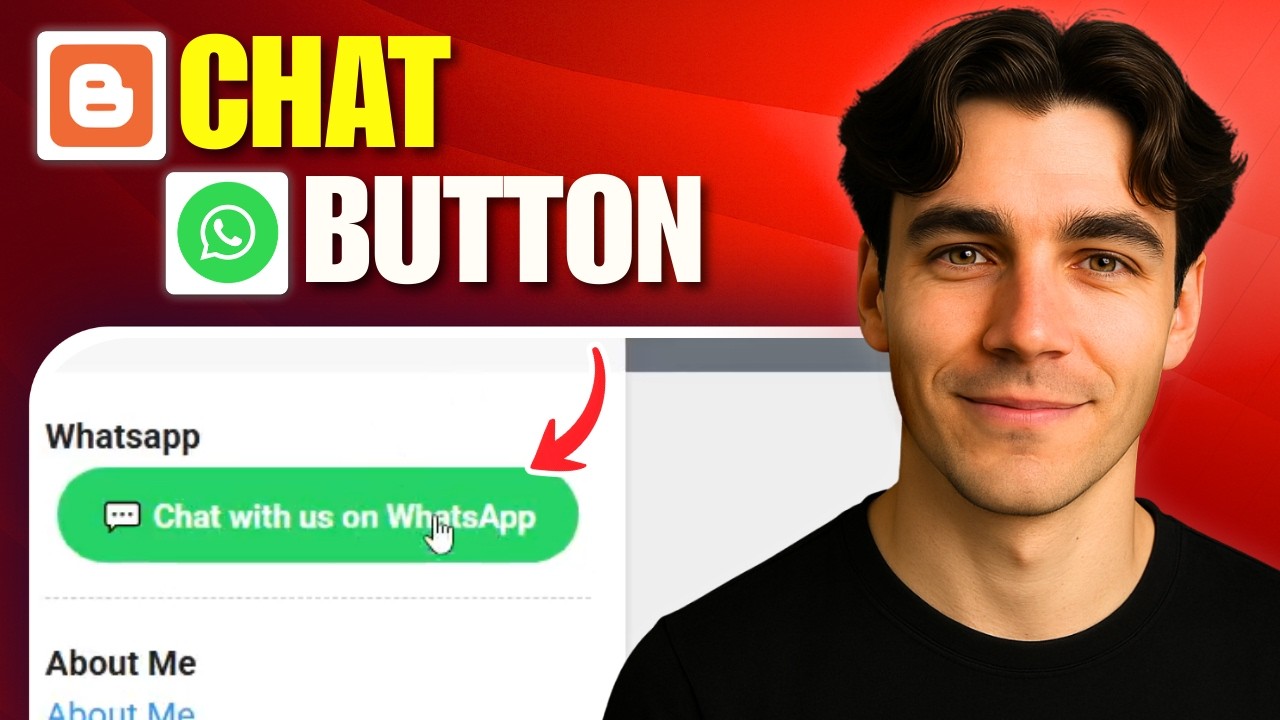 How to Add A Whatsapp Button On A Blogger Blog (Tutorial 2026)