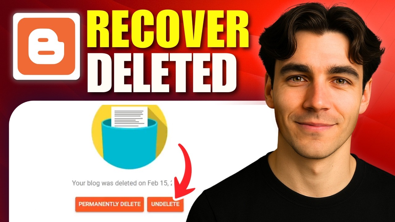 How to Recover a Deleted Blog on Blogger (Tutorial 2026)