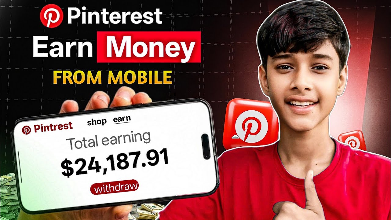 How to Earn money with Pinterest in Mobile | Pinterest Affiliate Marketing(Step By Step)