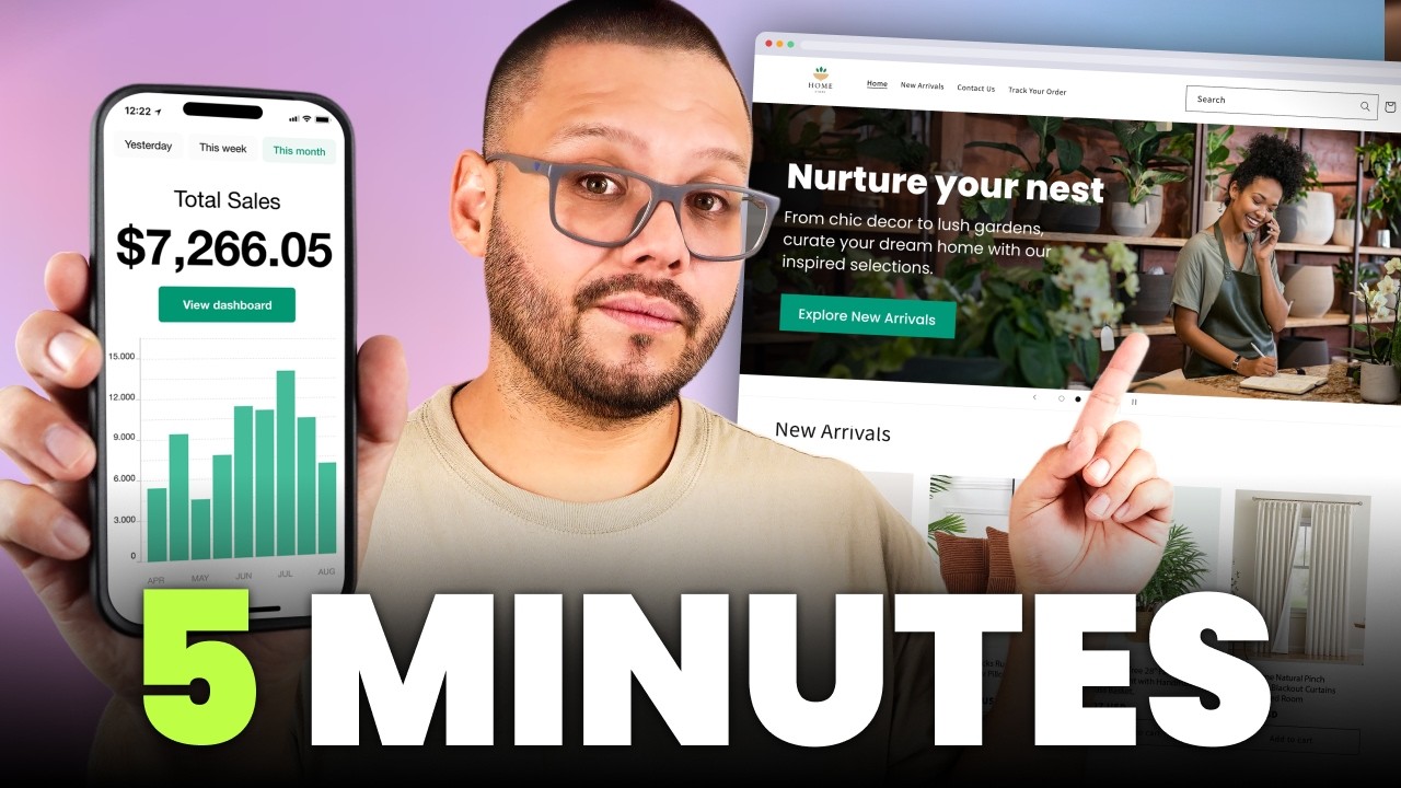 Create A Shopify Dropshipping Store In 5 Minutes (Just Copy Me)