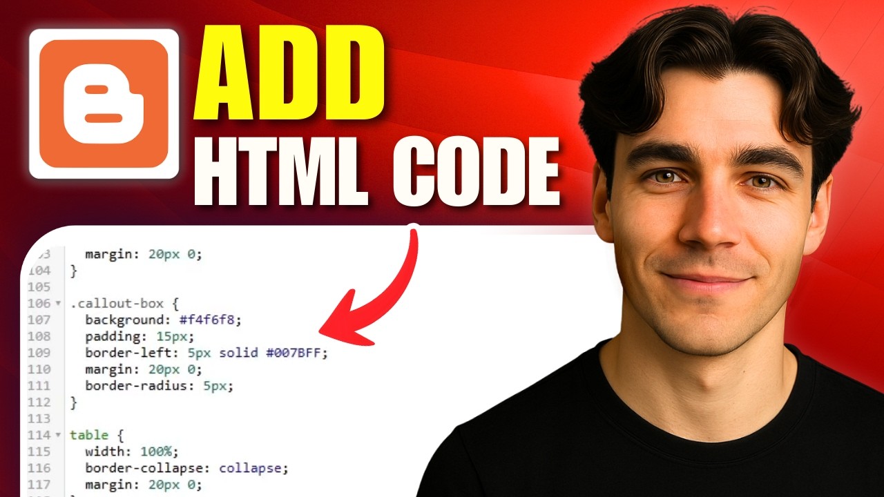 How To Add HTML Code In Blogger (Tutorial 2026)