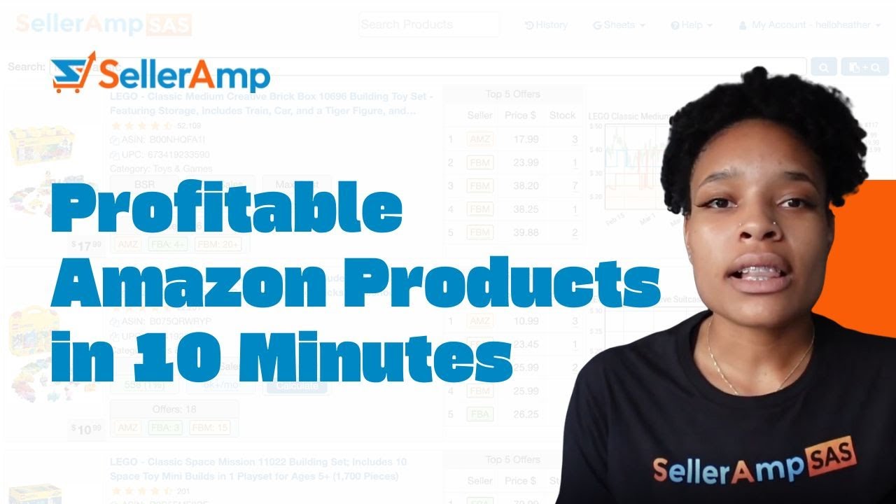 How to Find Profitable Amazon Products in 10 Minutes SellerAmp SAS Beginner Tutorial