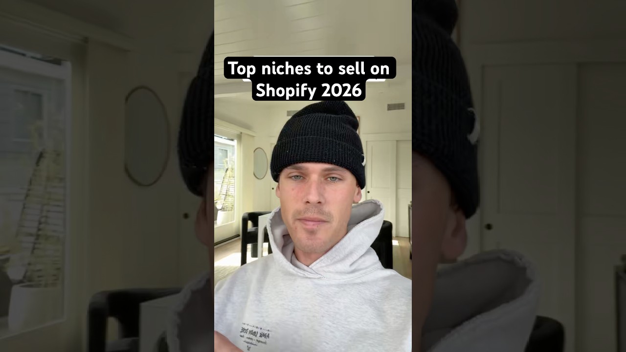 Top niches to sell on Shopify for 2026 #shopify #dropshipping #winningproducts