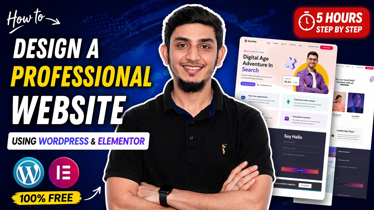 2026 FREE WordPress Website Designing MasterClass - Full Elementor Course 2026