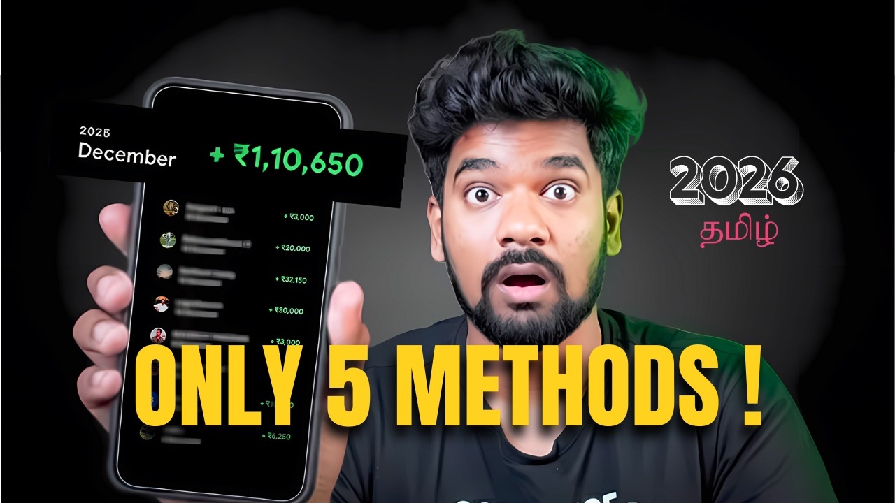 5 SIDE HUSTLE FOR STUDENTS TO EARN MONEY IN 2026 | Tamil | Beginners Guide
