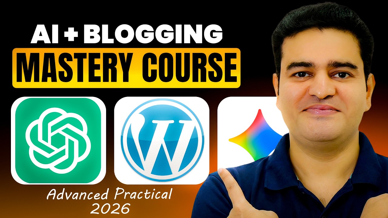 AI Blogging Full Course 2026 | Free Blogging Tutorial for Beginners in Hindi | #bloggingcourse