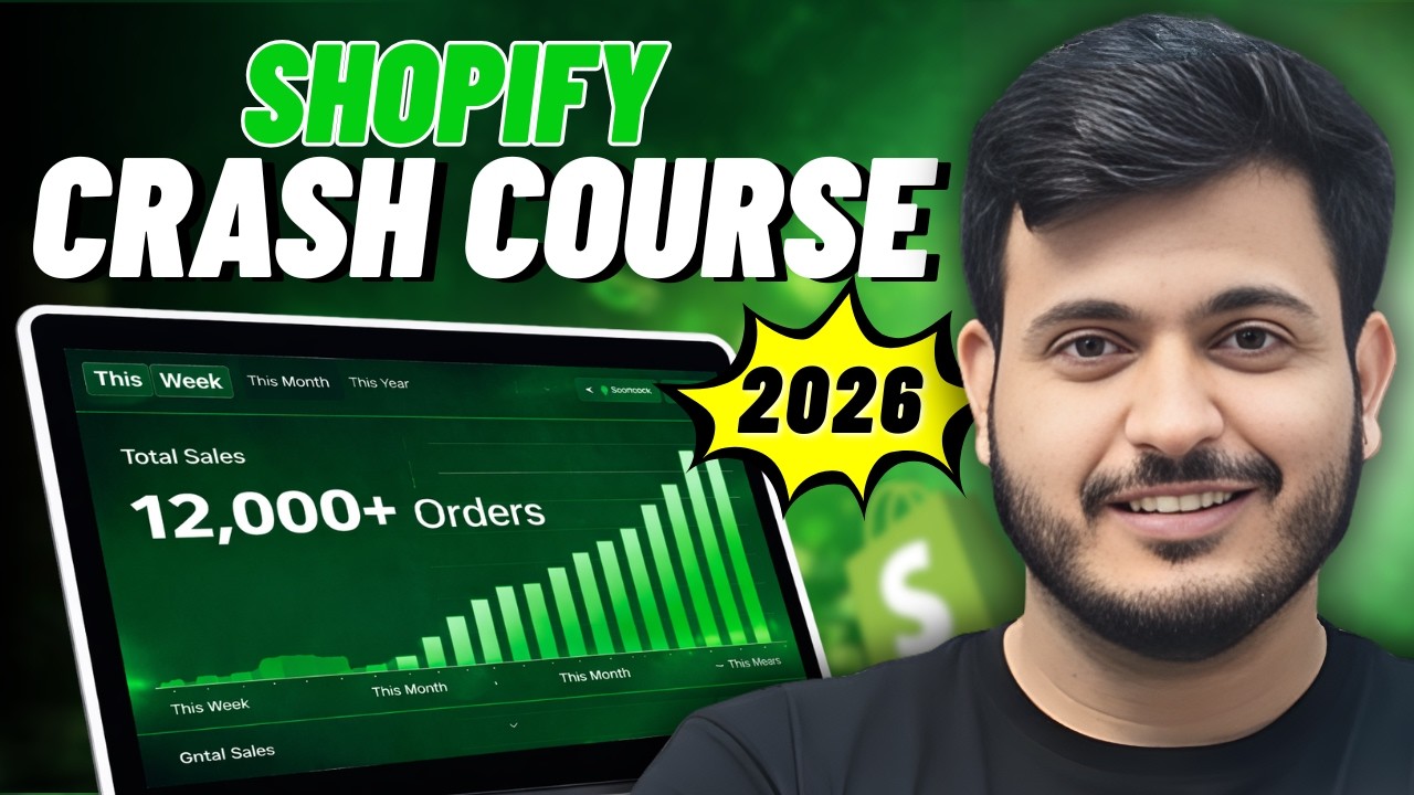 Shopify Dropshipping Full Course 2026 (Step-by-Step for Beginners)