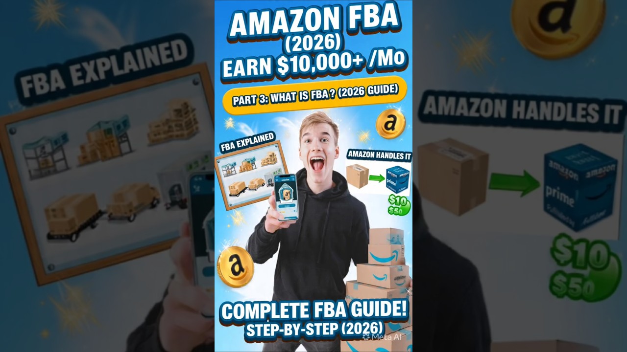 Beginners Guide |Amazon FBA Private Label 2026 (Step 3) #shorts #shortsfeed #Amazon #onlinebusiness