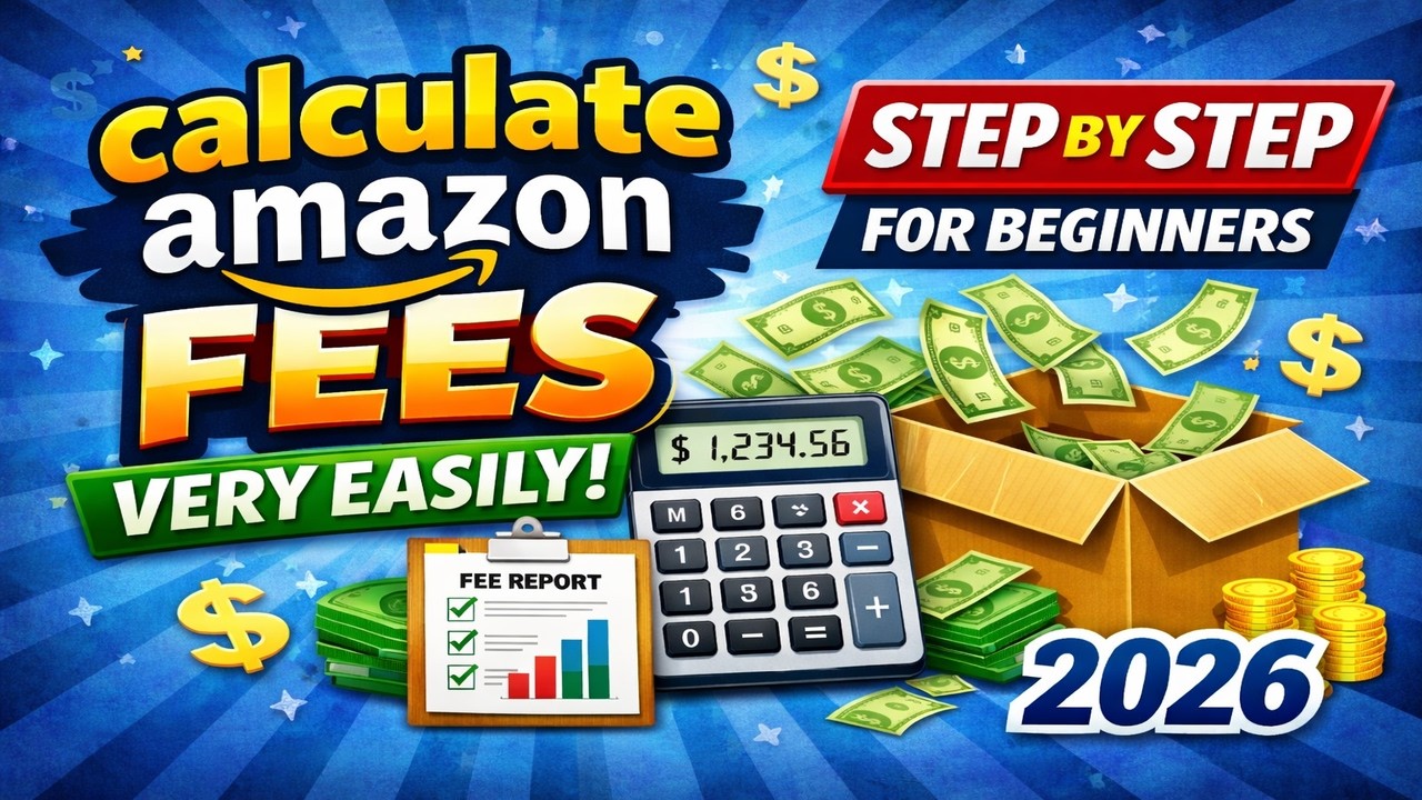 Calculate Amazon Fees Very Easily (2026) | Step-by-Step Guide for Beginners
