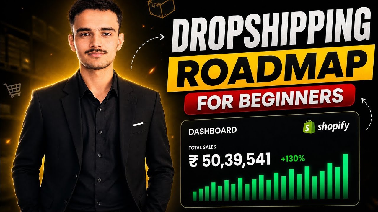 Dropshipping Roadmap for Beginners (2026) | Complete Indian Dropshipping Course | Shopify A to Z