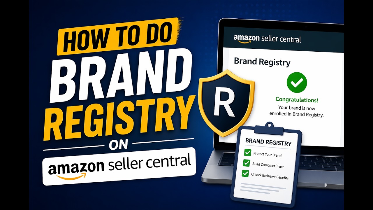 How to do Brand Registry for amazon seller in 2026? #brandregistry  Step by Step Guide in Hindi