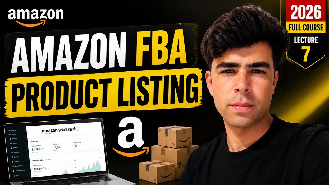 How to do amazon listing 2026 | Amazon fba product listing | Amazon fba inventory management #amazon
