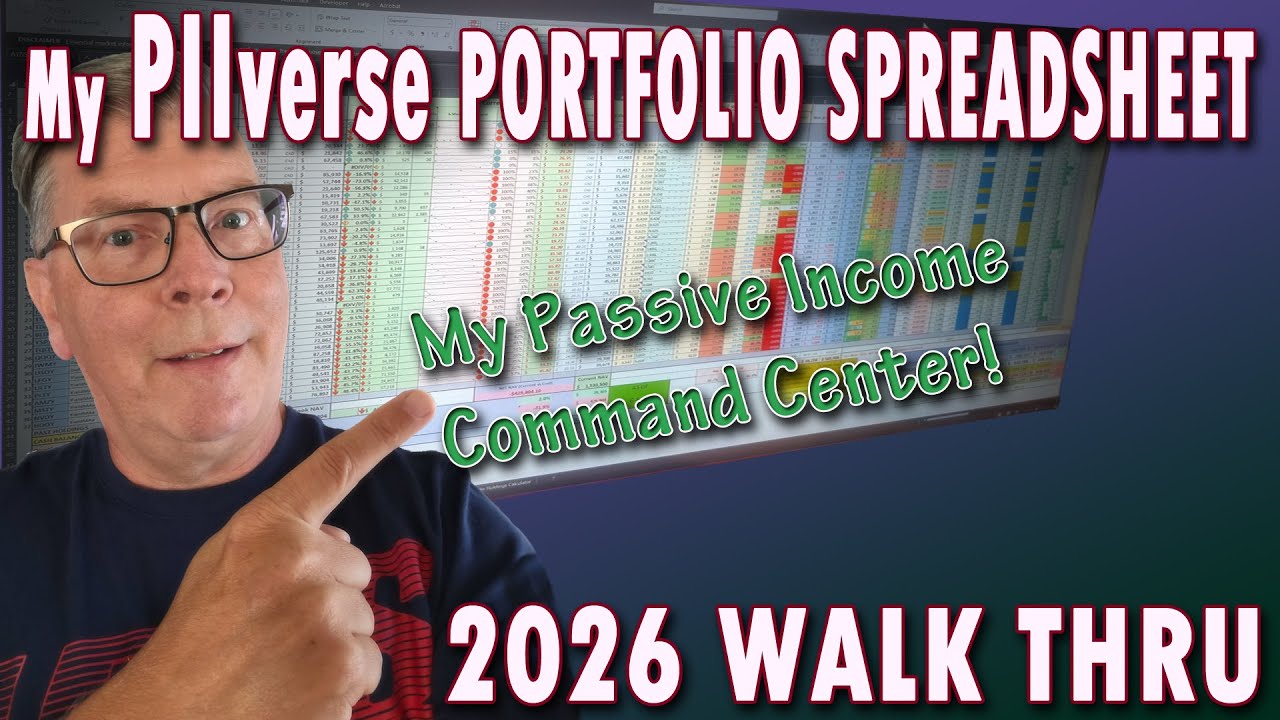 Inside My 2026 PIIverse Spreadsheet - The Engine Behind My Passive Income Strategy