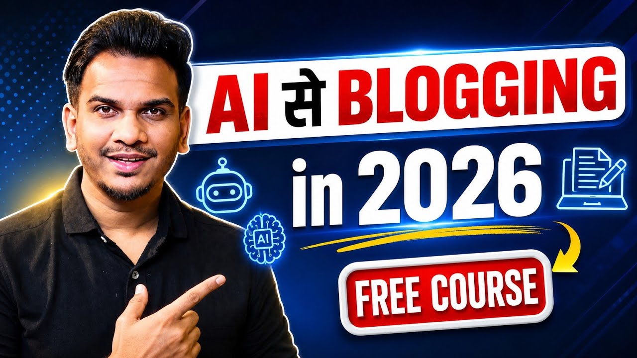 Social Media Blogging Through AI in 2026! Free Full Course by Satish K Videos