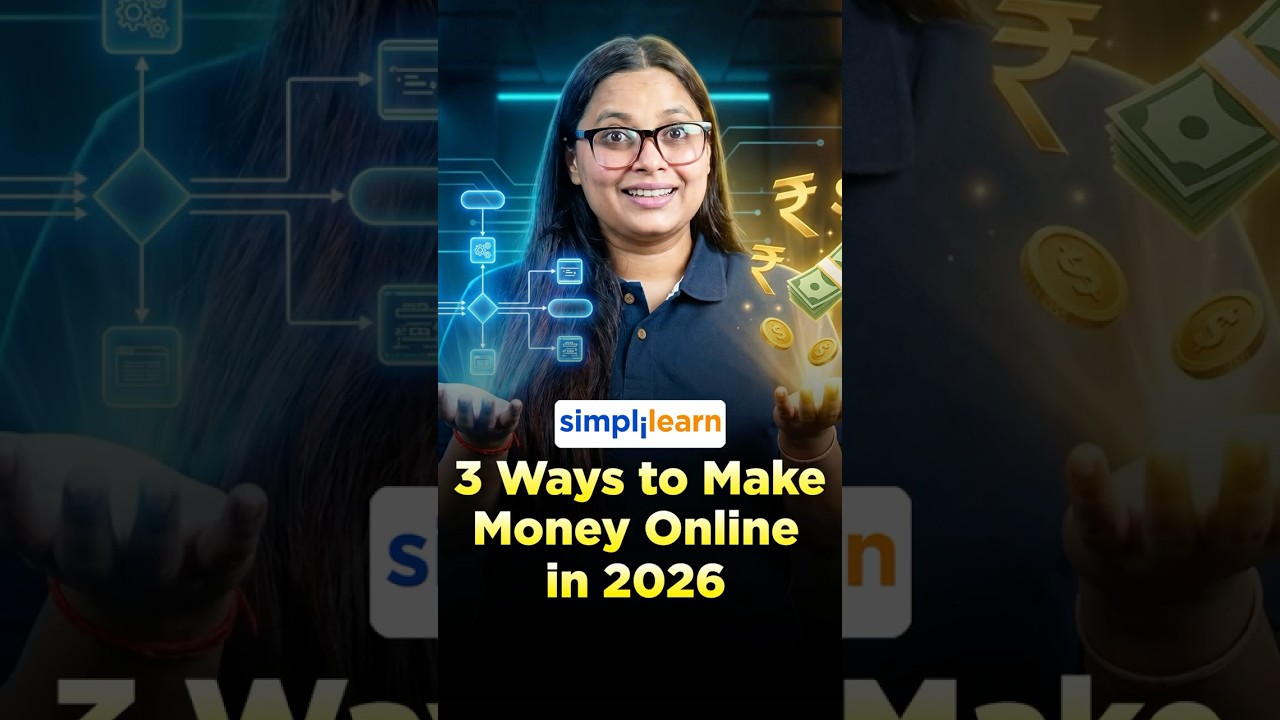 Top 3 AI Tools To Make Money In 2026 | Top 3 AI Tools For Passive Income | #Shorts | #Simplilearn