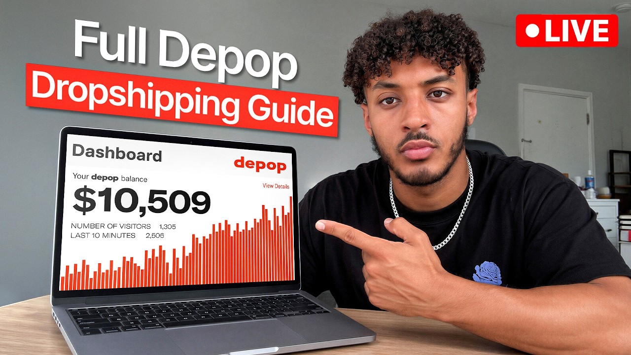 Watch Me LIVE Start Depop Dropshipping in 2026 (Beginners Guide)