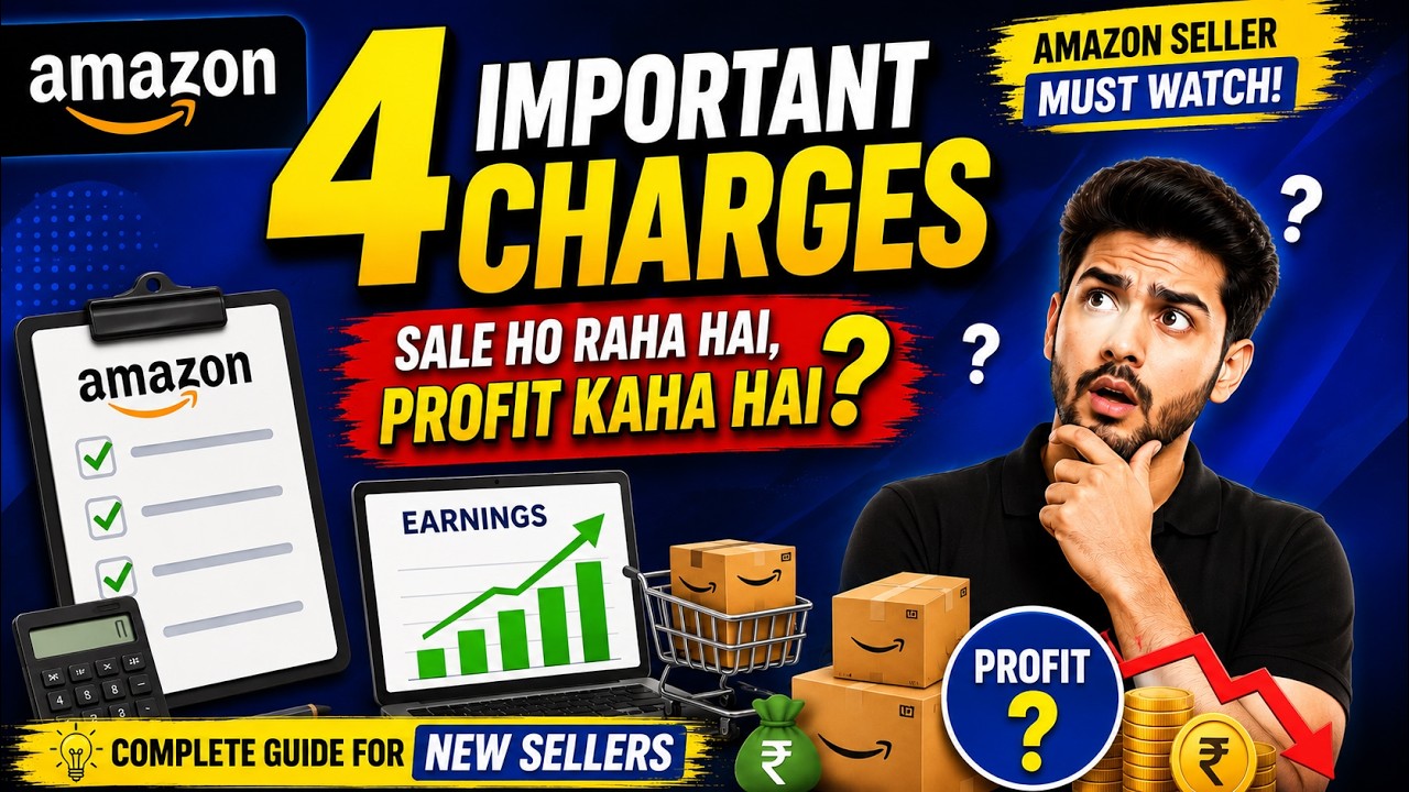 Amazon Seller Fees Explained 2026 | Referral Fee, Shipping Fee, Closing Fee & GST Full Guide