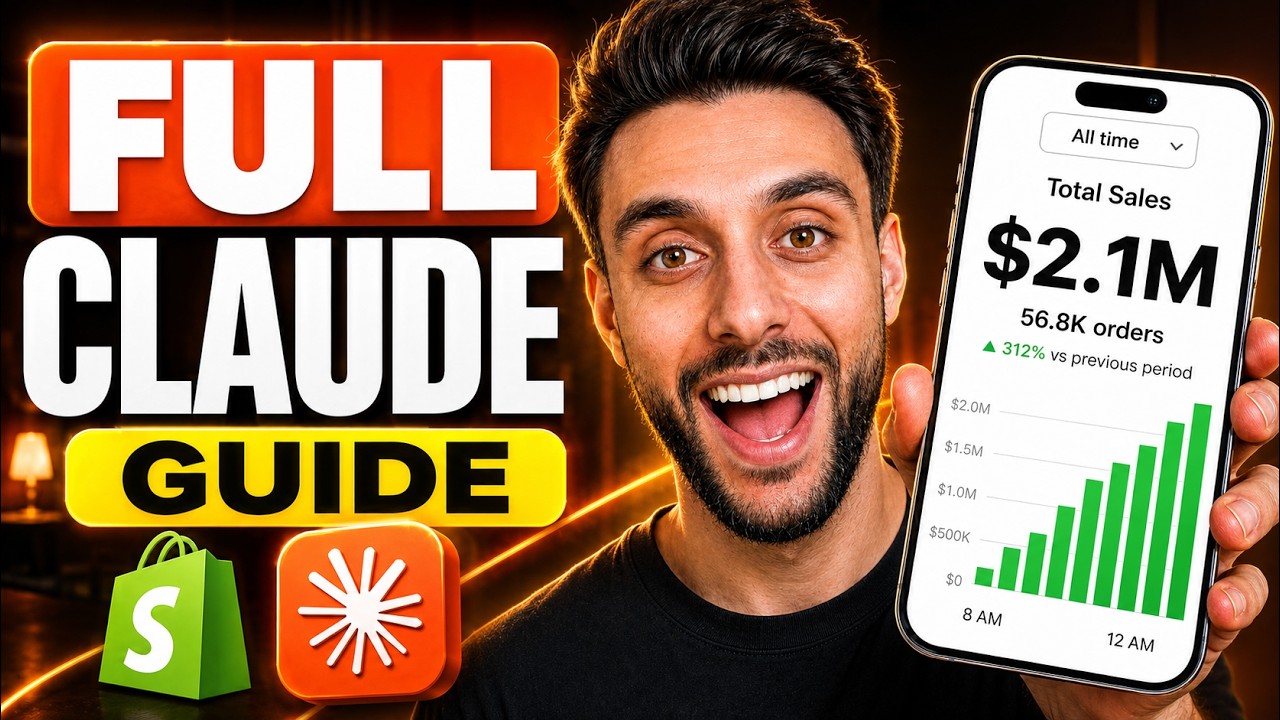 Beginners Guide To Claude Al Shopify Dropshipping (1+Hour FREE Course)