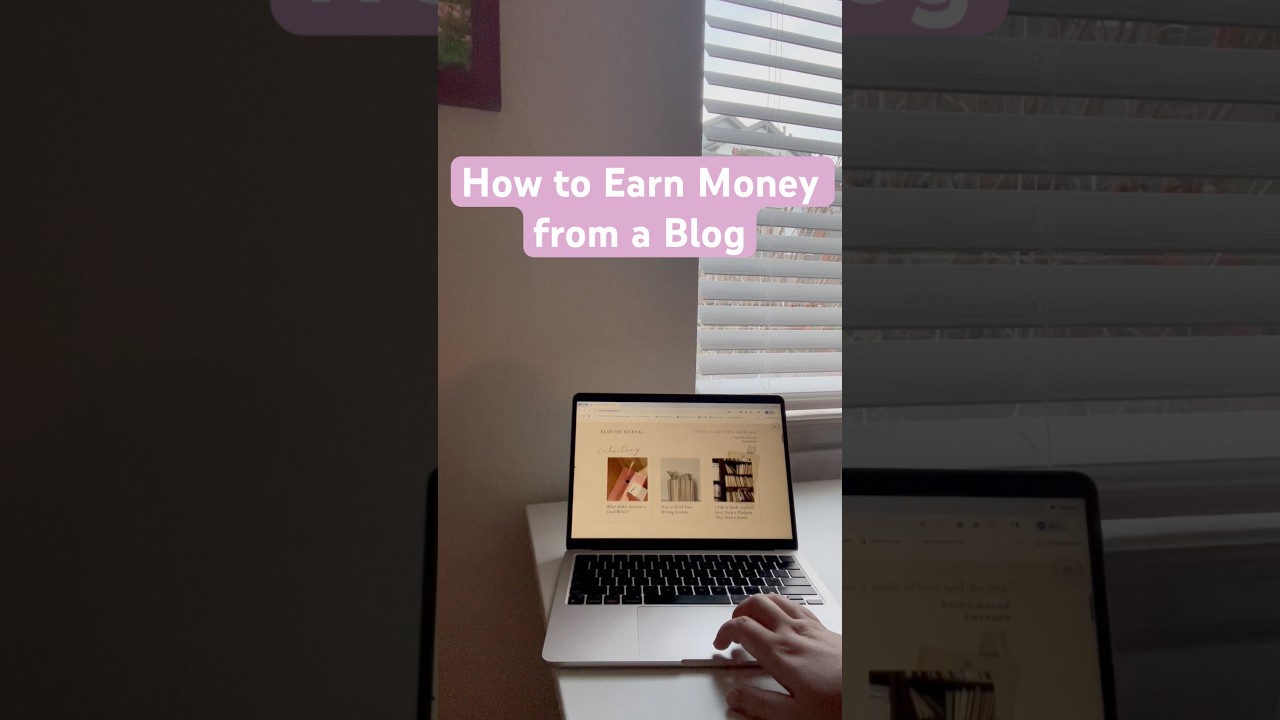 How to Earn Money from a Blog #blogger #howto #howtoearnmoneyonline