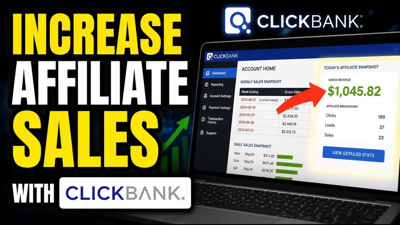 How to Increase Affiliate Sales with ClickBank - Quick Tutorial