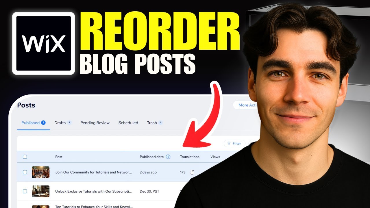 How to Reorder Blog Posts in Wix (Tutorial 2026)