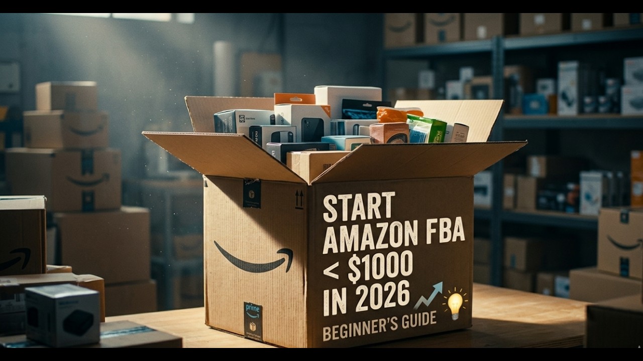 How to Start Amazon FBA With Less Than $1000 in 2026 | Beginner's Guide