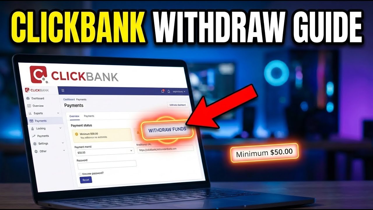 How to withdraw with ClickBank affiliate commissions - Complete Guide