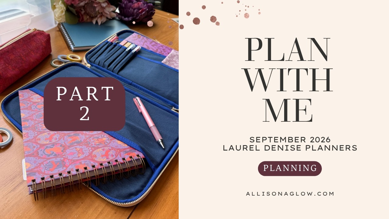 Plan With Me | September 2026 in My Laurel Denise Planners (Rose & Jo)