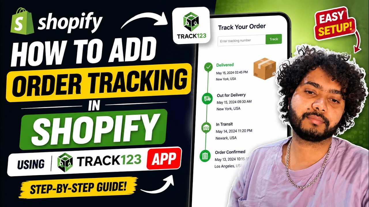 Shopify Order Tracking feature setup(2026)| How to Setup Track123 in shopify.