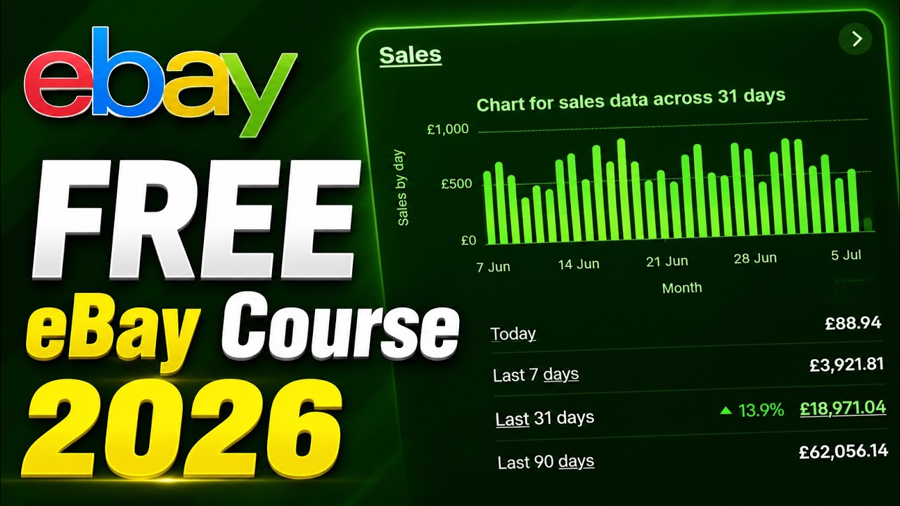 eBay Dropshipping Course 2026 | How to Sell on eBay Step by Step | Complete FREE eBay Selling Guide