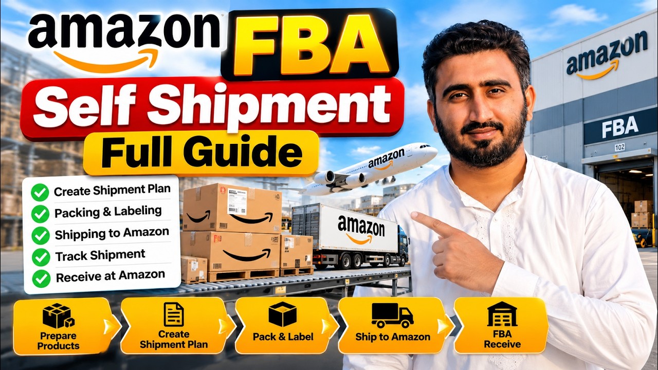Amazon FBA Self Shipment Full Guide 2026 | Send Inventory to Warehouse Easily