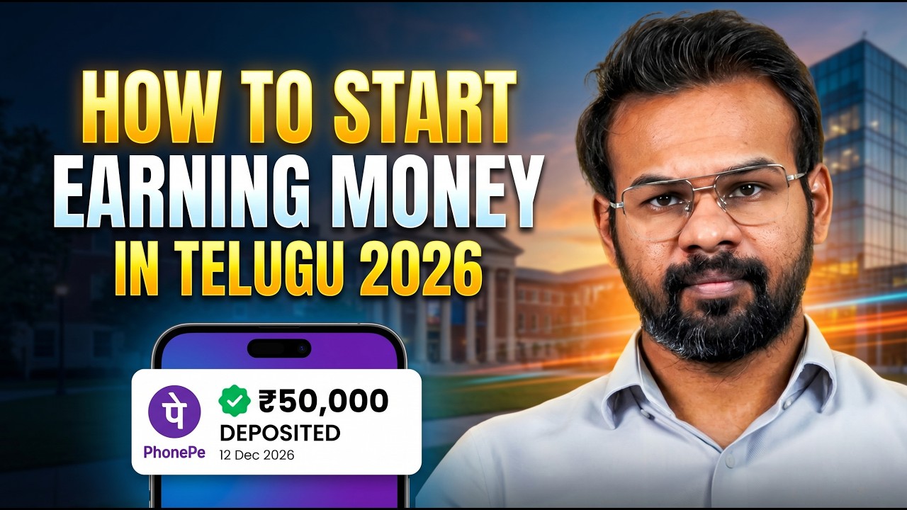 How to Earn Money Online in 2026: Complete Step-by-Step Guide in Telugu | Cynohub