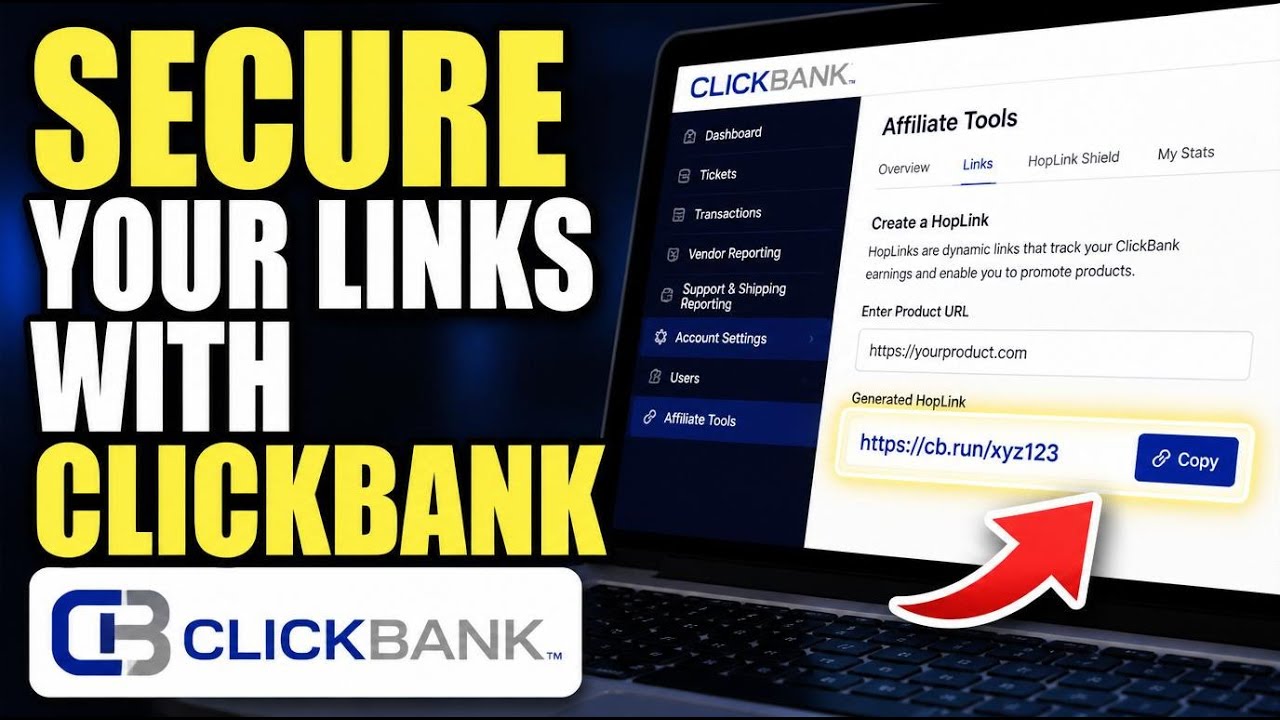 How to Secure Your Affiliate Links with ClickBank - Beginner Guide