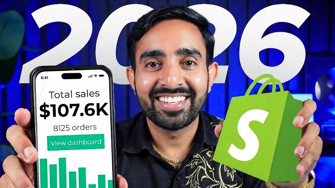 How to Start Shopify Dropshipping FOR BEGINNERS 2026 #dropshipping #shopify