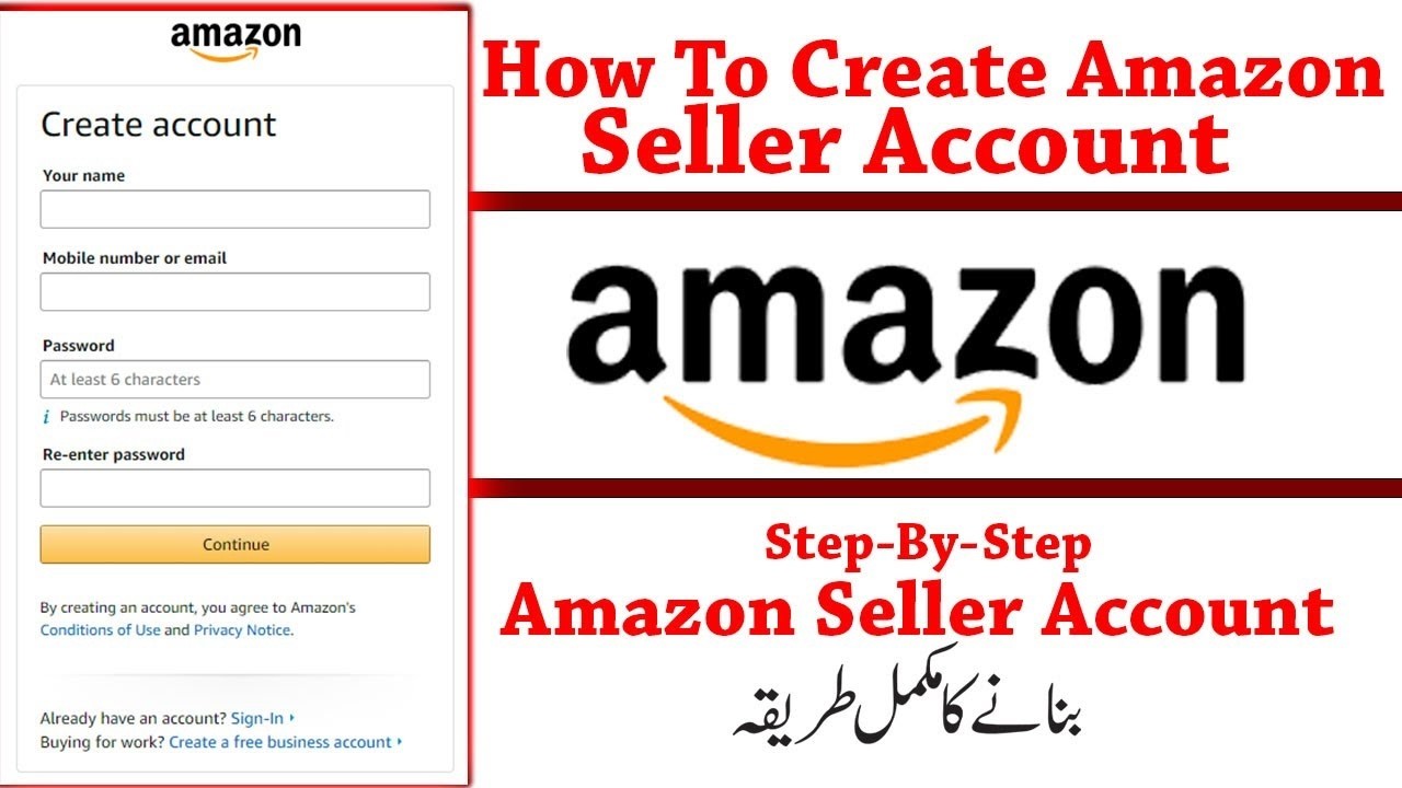 How to create amazon seller account in Pakistan in 2026 step by step amazon ka account kasy banaye