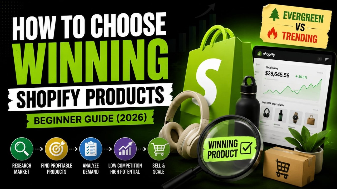 Shopify Product Selection Guide 2026 | How to Find Winning Products for Long-Term Sales