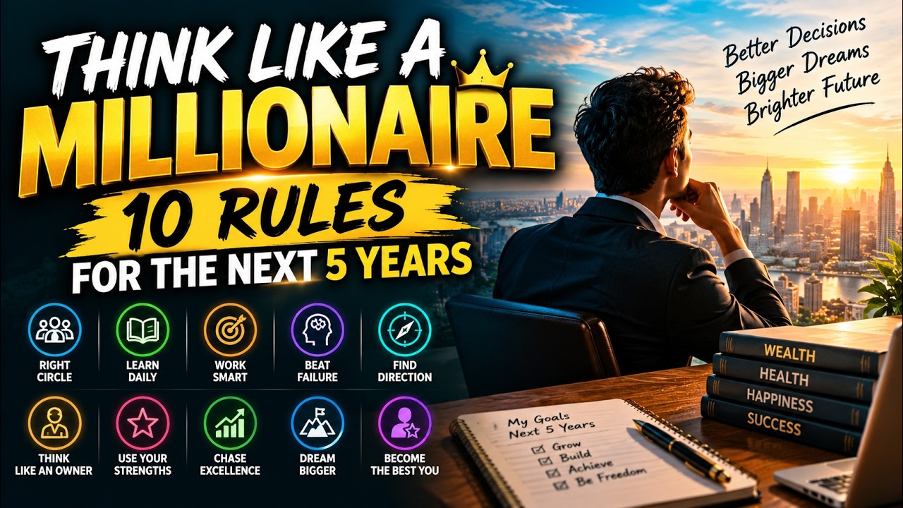 Think Like a Millionaire: 10 Rules for the Next 5 Years#genz #leadership #management #moneymindset