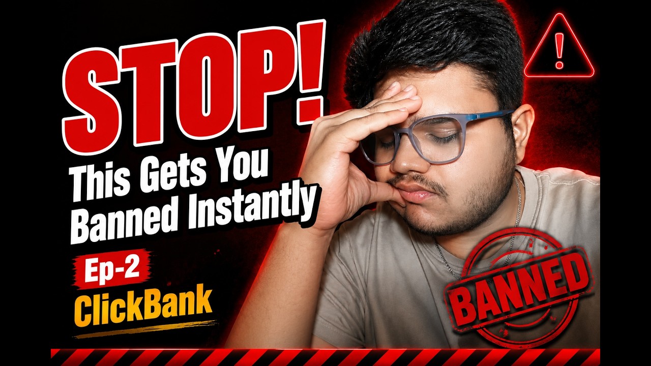 This Mistake Gets ClickBank Accounts Rejected | Ep. 2